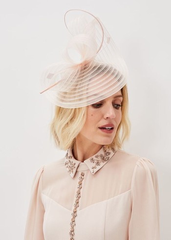 Phase Eight Twist Fascinator Hats Beige USA | 2496810-XI